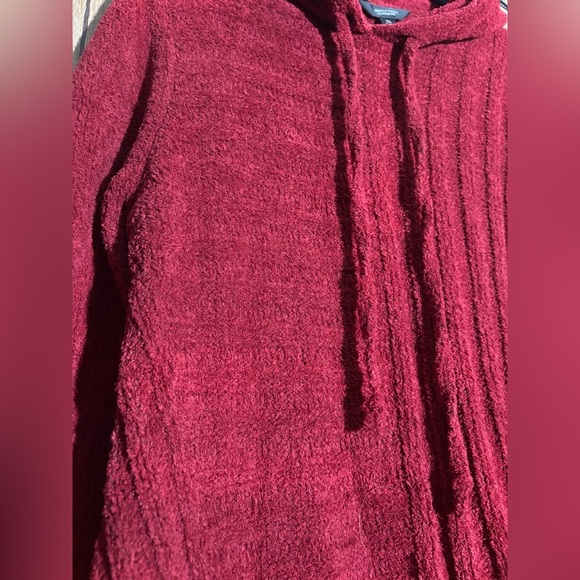 Simply Vera Vera Wang Deep Red Cowl Neck Sweater - Picture 4 of 7